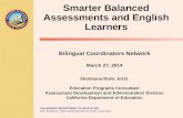 Smarter Balanced Assessments and English Learners