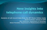 New insights into telephone call dynamics