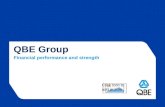 QBE Group Financial performance and  strength