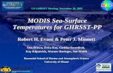 MODIS Sea-Surface Temperatures for GHRSST-PP
