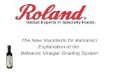 The New Standards for Balsamic! Explanation of the  Balsamic Vinegar Grading System