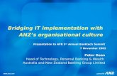 Bridging IT implementation with ANZ’s organisational culture