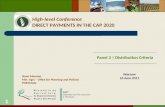 High-level Conference DIRECT PAYMENTS IN THE CAP 2020