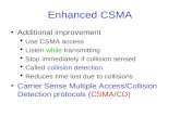 Enhanced CSMA
