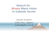 Search for  Binary  Black Holes in Galactic Nuclei