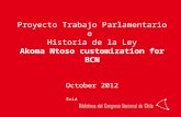 Proyecto Trabajo Parlamentario e  Historia de la Ley