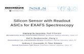 Silicon Sensor with Readout ASICs for EXAFS Spectroscopy