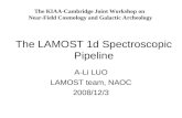 The LAMOST 1d Spectroscopic Pipeline