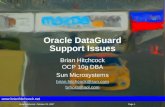 Oracle DataGuard Support Issues