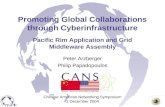 Promoting Global Collaborations through Cyberinfrastructure