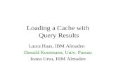 Loading a Cache with  Query Results