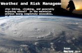 Weather and Risk Management