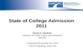 State of College Admission 2011