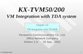 KX-TVM50/200 VM Integration with TDA system