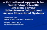 Ron Stevens, Ph.D.   IMMEX Project UCLA School of Medicine Vandana Thadani, Ph.D.