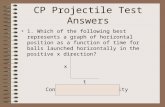 CP Projectile Test Answers