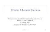Chapter 2: Lambda Calculus