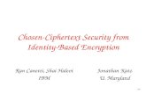 Chosen-Ciphertext Security from Identity-Based Encryption
