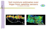Soil moisture estimates over Niger from satellite sensors (T. Pellarin, M. Zribi)