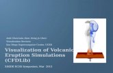 Visualization of Volcanic  Eruption Simulations (CFDLib)