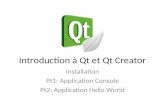 Introduction à Qt et Qt Creator