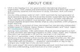 ABOUT CIEE