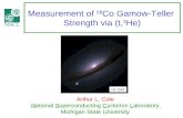 Measurement of  58 Co Gamow-Teller  Strength via (t, 3 He)