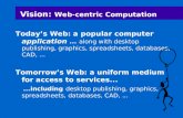 Vision:  Web-centric Computation