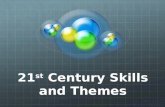 21 st  Century Skills and Themes