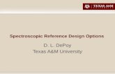 Spectroscopic Reference Design Options