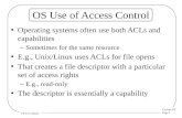 OS Use of Access Control