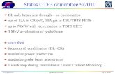 Status CTF3 committee 9/2010