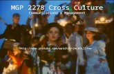 MGP 2278 Cross Culture Communications & Management