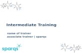 Intermediate Training