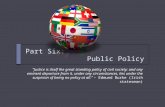 Part Six:                               Public Policy