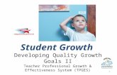 Student Growth  Developing Quality Growth Goals II