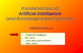 (Fundamentals of) Artificial Intelligence (and Knowledge-based Systems)