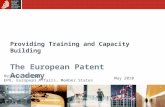 Providing Training and Capacity Building  The European Patent Academy