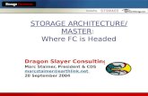 STORAGE ARCHITECTURE/ MASTER :  Where FC is Headed