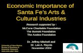 Economic Importance of  Santa Fe’s Arts & Cultural Industries