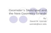 Geometer’s Sketchpad and the New Geometry Strands