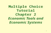 Multiple Choice Tutorial Chapter 2 Economic Tools and Economic Systems