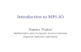 Introduction to MPI-IO