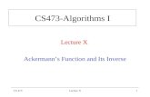 CS 473 -Algorithms  I