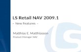 LS Retail NAV 2009.1  -   New Features
