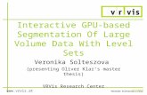 Interactive GPU-based Segmentation Of Large Volume Data With Level Sets