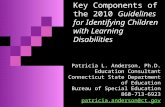 Key Components of the 2010  Guidelines for Identifying Children with Learning Disabilities