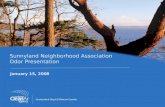 Sunnyland Neighborhood Association  Odor Presentation