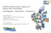 Offshore Wind Project Logistics & Unique Site Technology