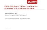 2011 Guidance Officer and Career Advisers’ Information Seminar